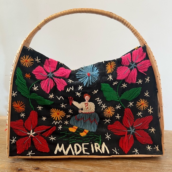 Vintage Rattan Statement Bag - Picture 2 of 5